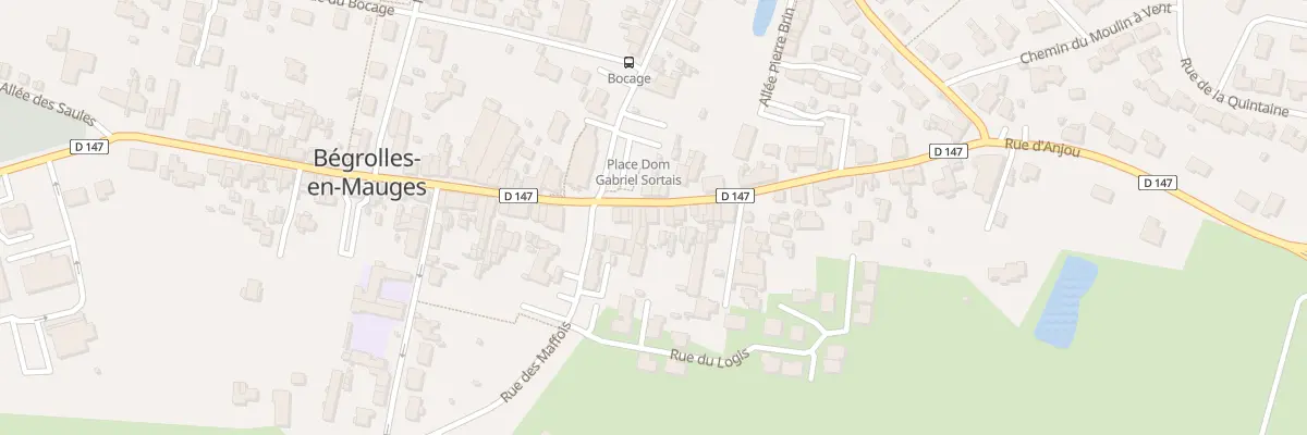 Plan du 16 Rue d’Anjou à Bégrolles-en-Mauges
