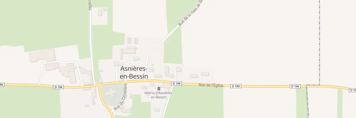 Plan du 13 Rue de l’Église à Asnières-en-Bessin