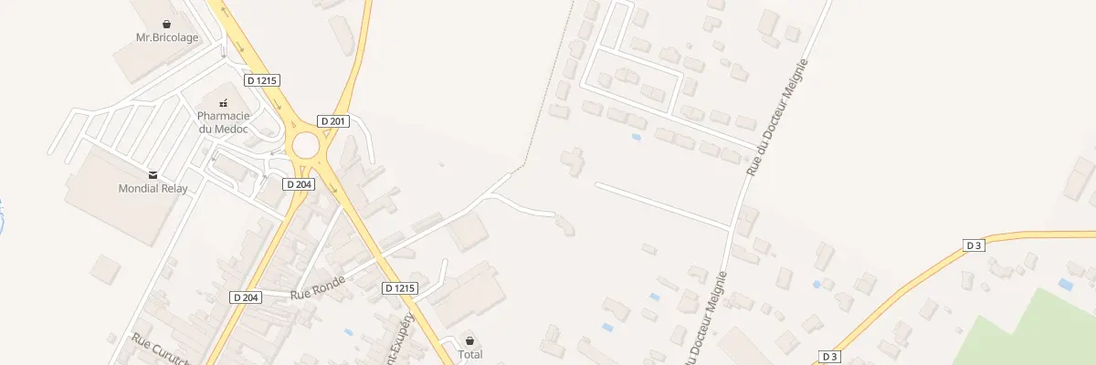 Plan du 11 Rue du Docteur Meignié à Lesparre-Médoc