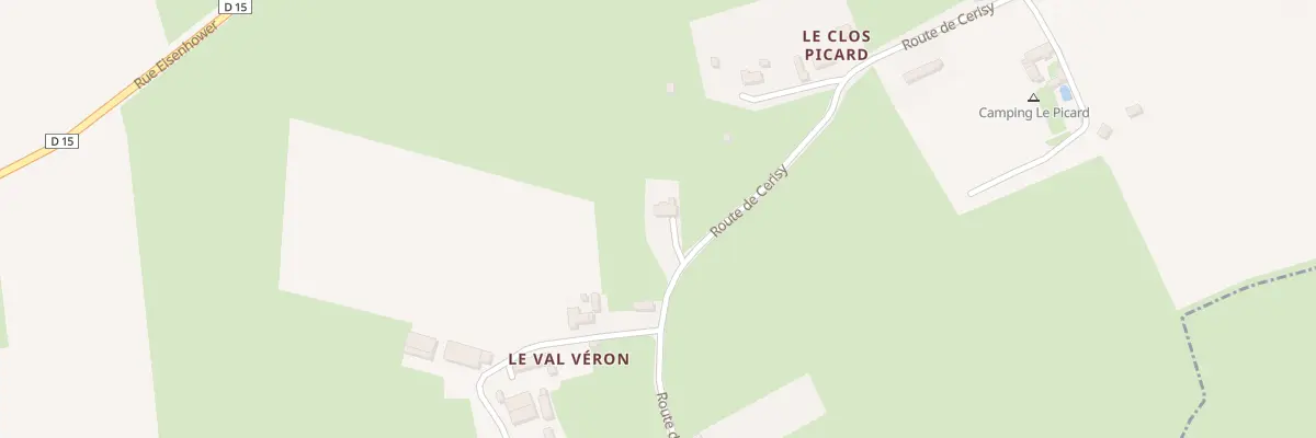 Plan du 5054 Le Val Veron à Tournières