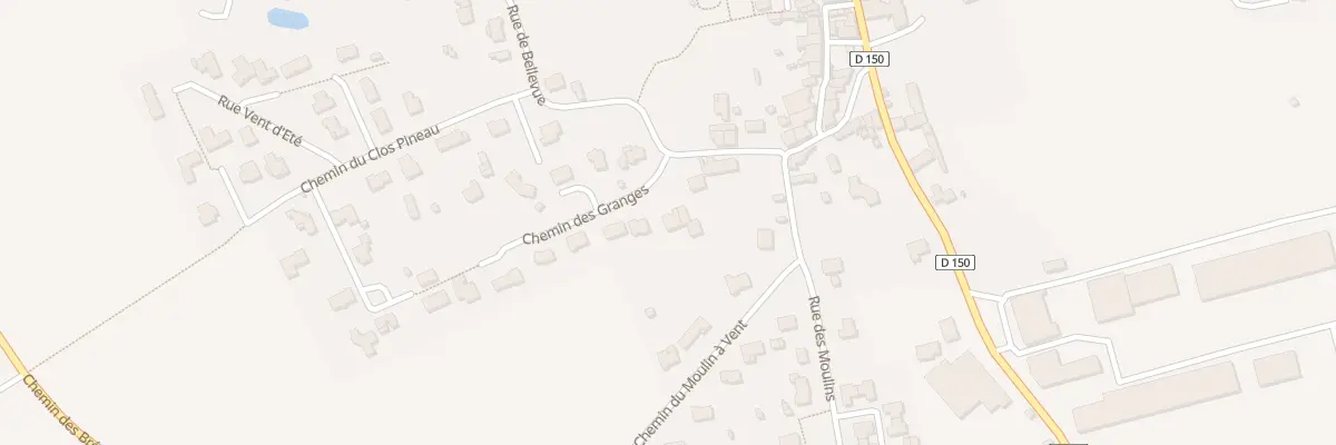 Plan du 1 Che des Granges (Mesnil) à Mauges-sur-Loire