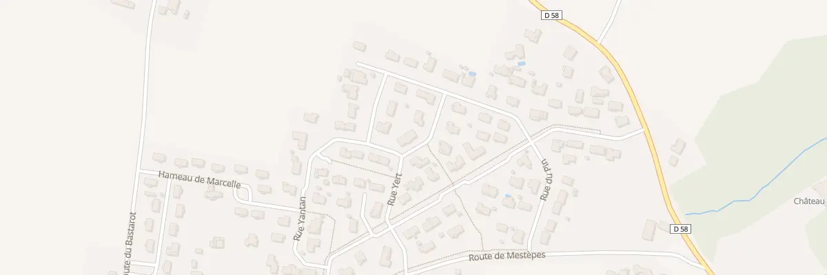 Plan du 19 Rue du Yert à Hinx