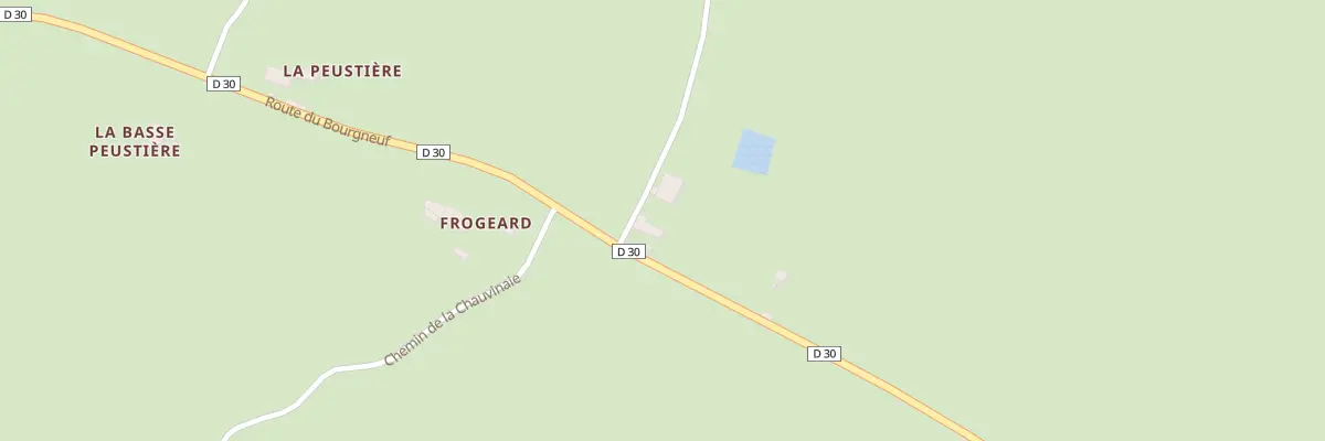 Plan du 2020 Rte du Bourgneuf à Saint-Ouën-des-Toits