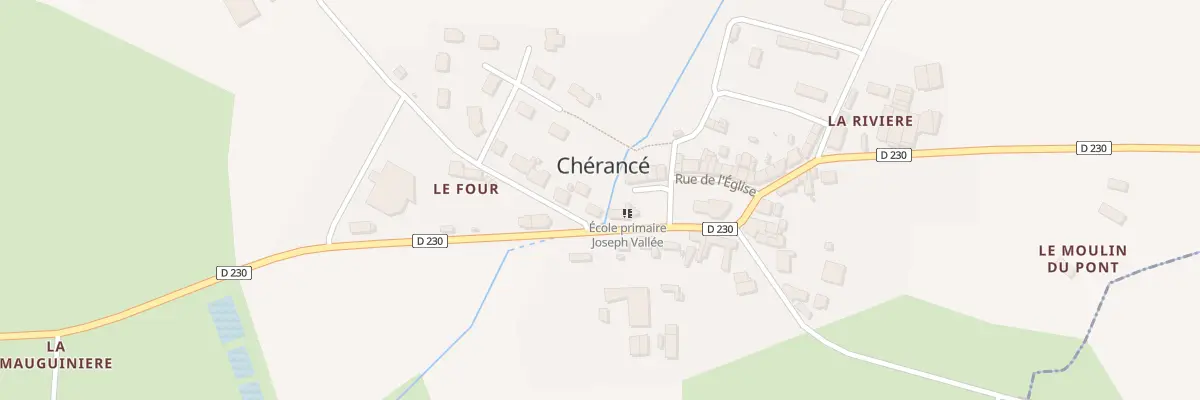 Plan du 20 Rue Principale à Chérancé