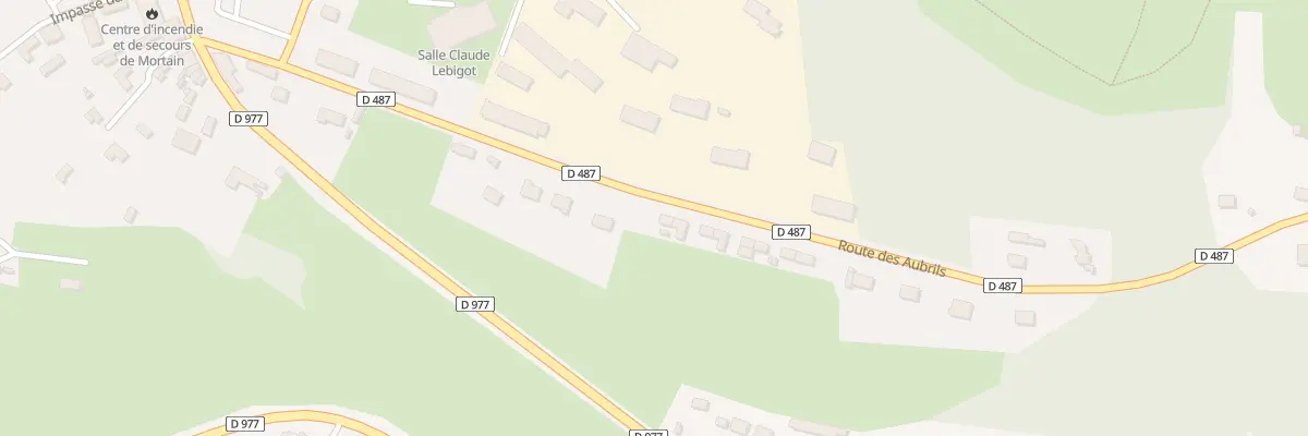 Plan du 10 Rte des Aubrils - Mortain à Mortain-Bocage
