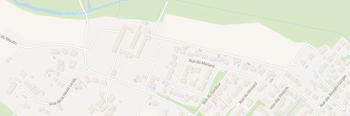 Plan du 46 Rue du Monard à Saujon