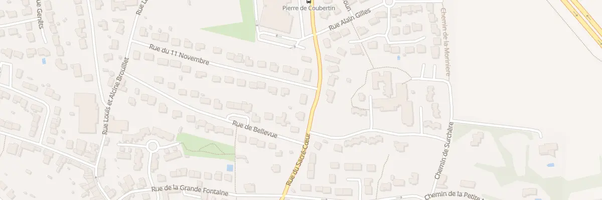 Plan du 6 Rue du sacré coeur à La Séguinière