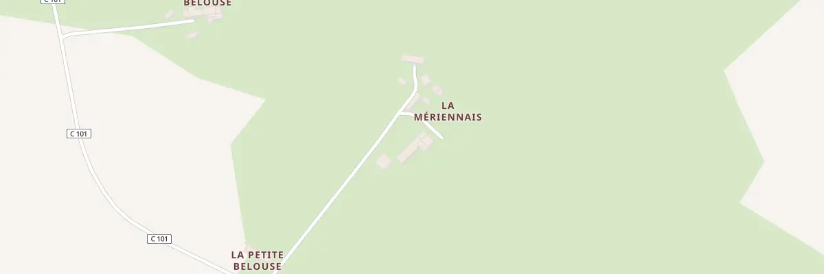 Plan du 2 La Meriennais à Saint-Berthevin-la-Tannière