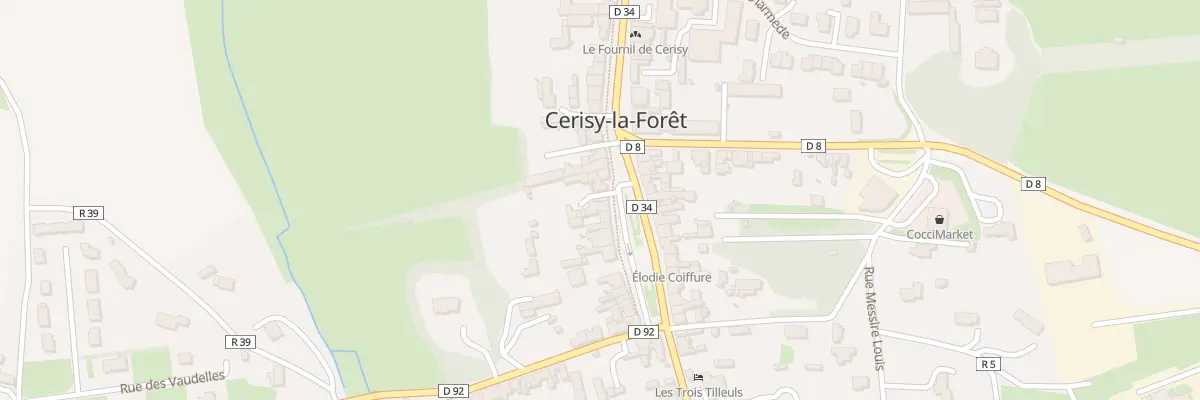 Plan du 25 Pl du Marché à Cerisy-la-Forêt