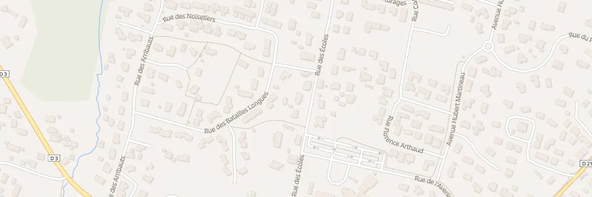 Plan du 23 Rue des Écoles à Mios