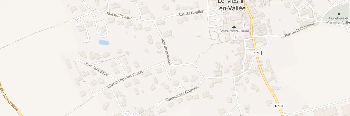 Plan du 20 Rue de Bellevue (Mesnil) à Mauges-sur-Loire
