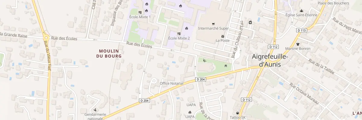 Plan du 1T Rue des Ecoles à Aigrefeuille-d’Aunis