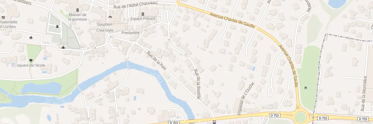 Plan du 27 Rue de la bastille à La Séguinière
