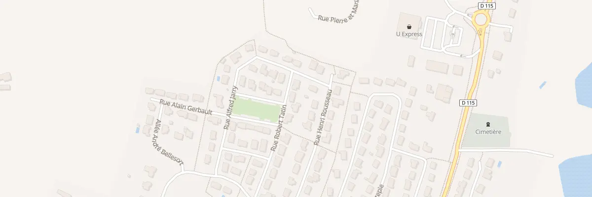 Plan du 18 Rue Robert Tatin à Loiron-Ruillé