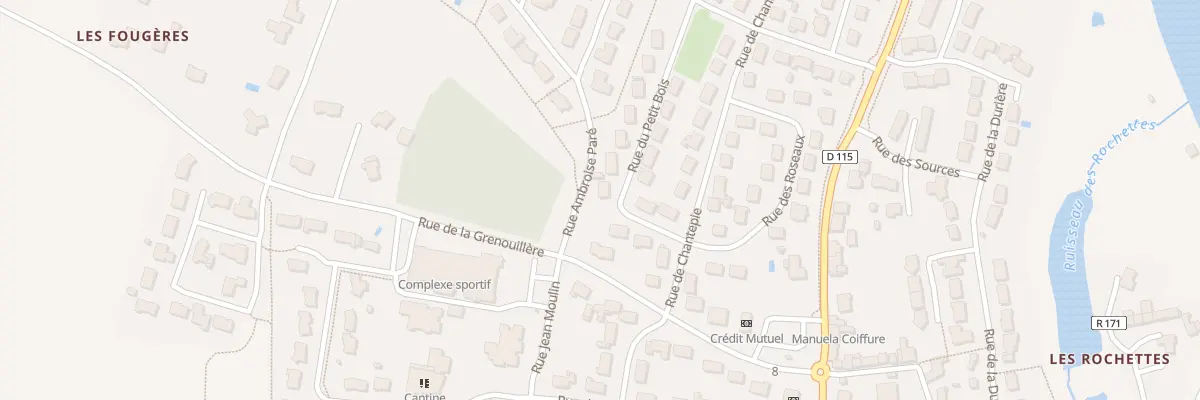 Plan du 5 Rue du Petit Bois à Loiron-Ruillé