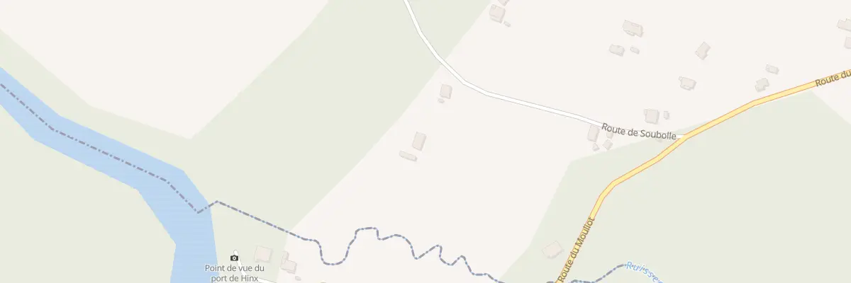 Plan du 267 Rte de Soubolle à Hinx