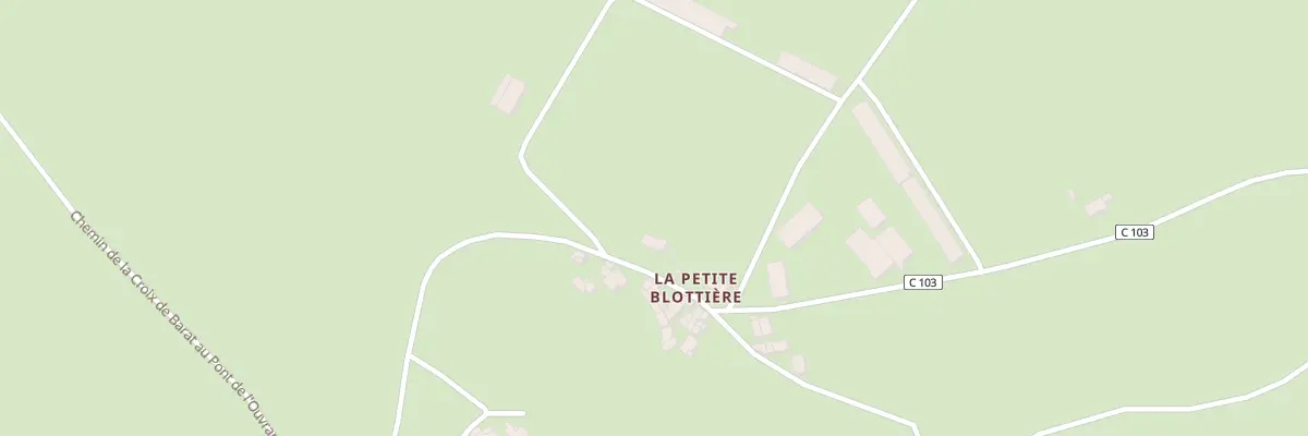 Plan du 5279 La Petite Blottière à Saint-Mars-la-Réorthe