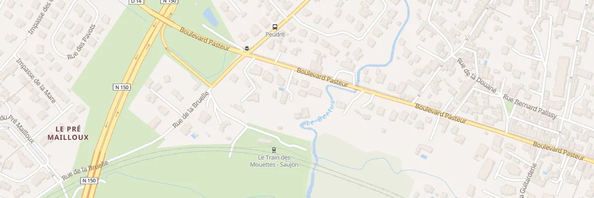 Plan du 57B Bd Pasteur à Saujon