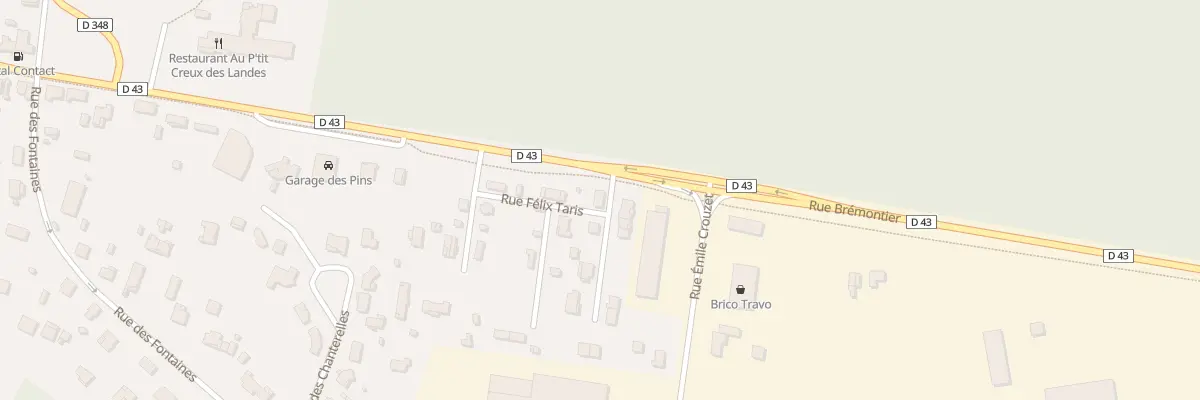 Plan du 5005 Cité Taris à Ychoux