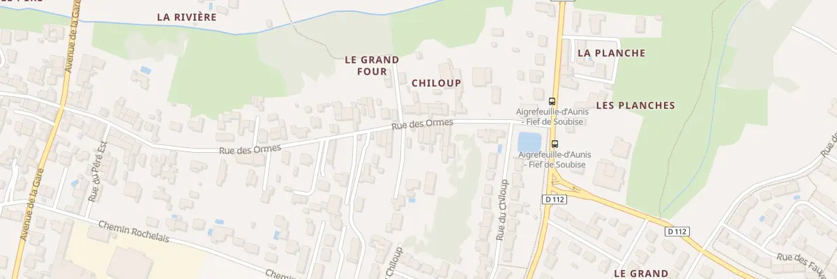 Plan du 13 Rue des Ormes à Aigrefeuille-d’Aunis