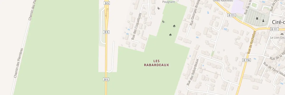 Plan du 16 Rue des Coquelicots à Ciré-d’Aunis
