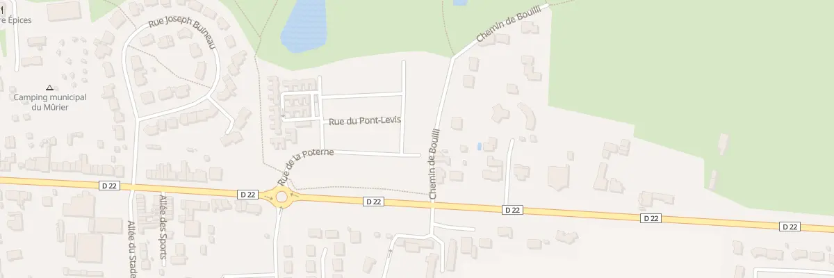 Plan du 18 Rue de la Poterne à Craon
