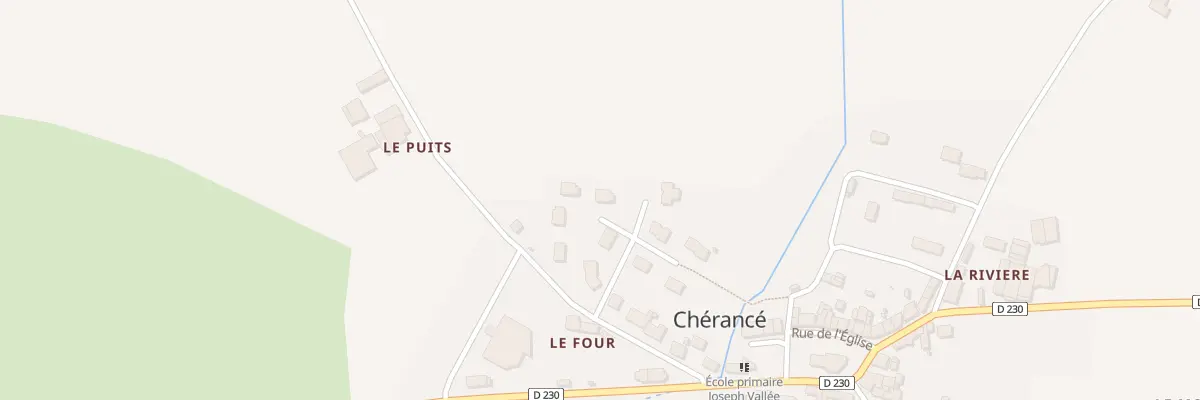 Plan du 8 Lot du Cormier à Chérancé