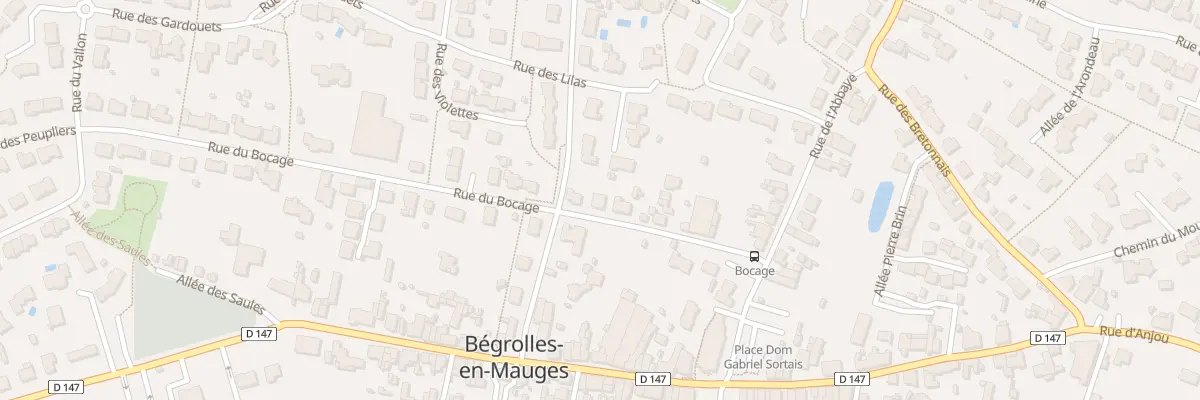 Plan du 4 Rue du Bocage à Bégrolles-en-Mauges