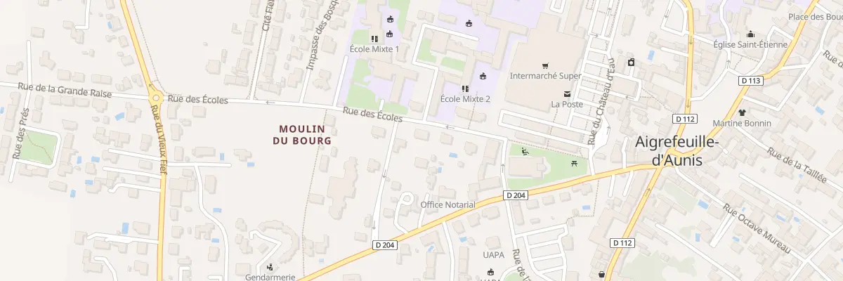 Plan du 7 Rue des Ecoles à Aigrefeuille-d’Aunis