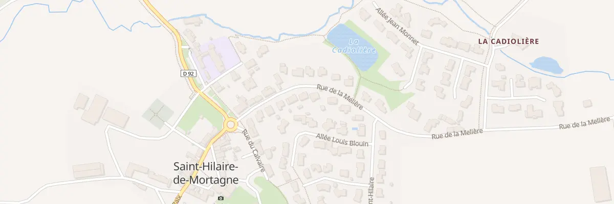 Plan du 9 Rue de la mélière à Mortagne-sur-Sèvre
