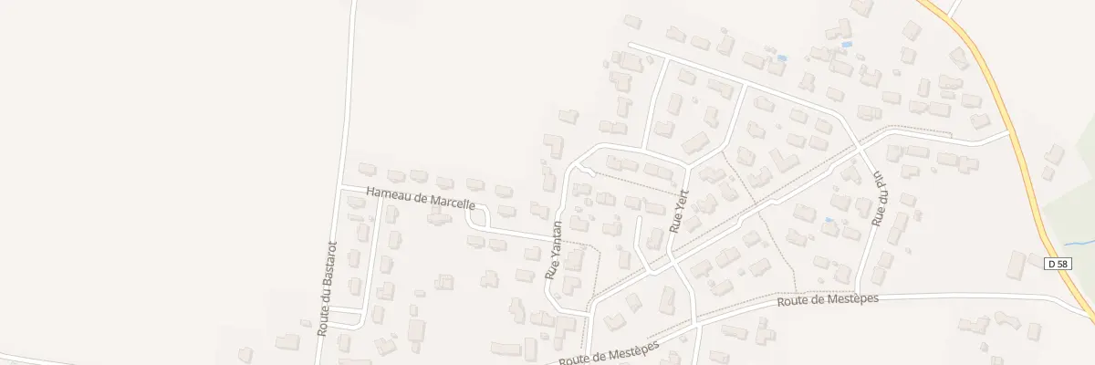 Plan du 11 Rue Yantan à Hinx