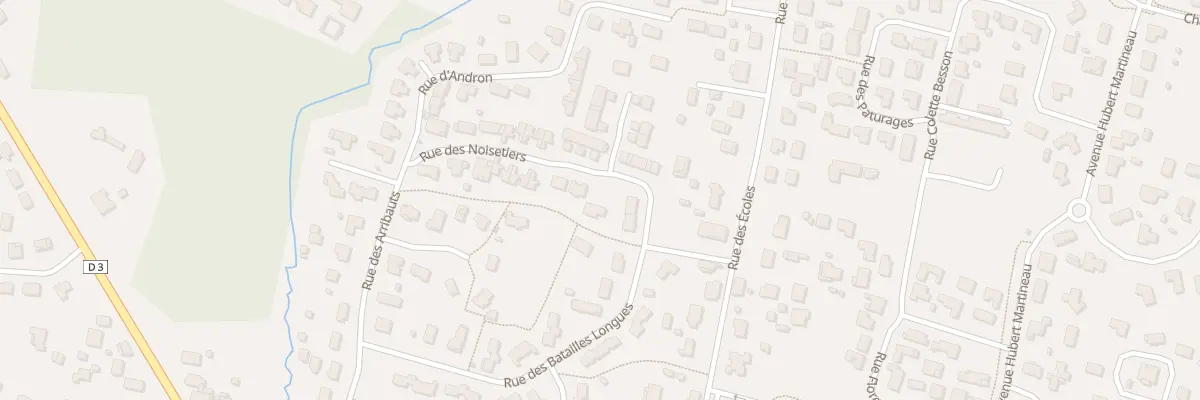 Plan du 22 Rue des Noisetiers à Mios