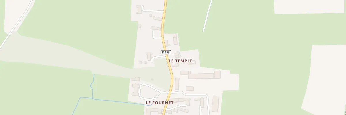 Plan du 5018 Le Temple à Asnières-en-Bessin