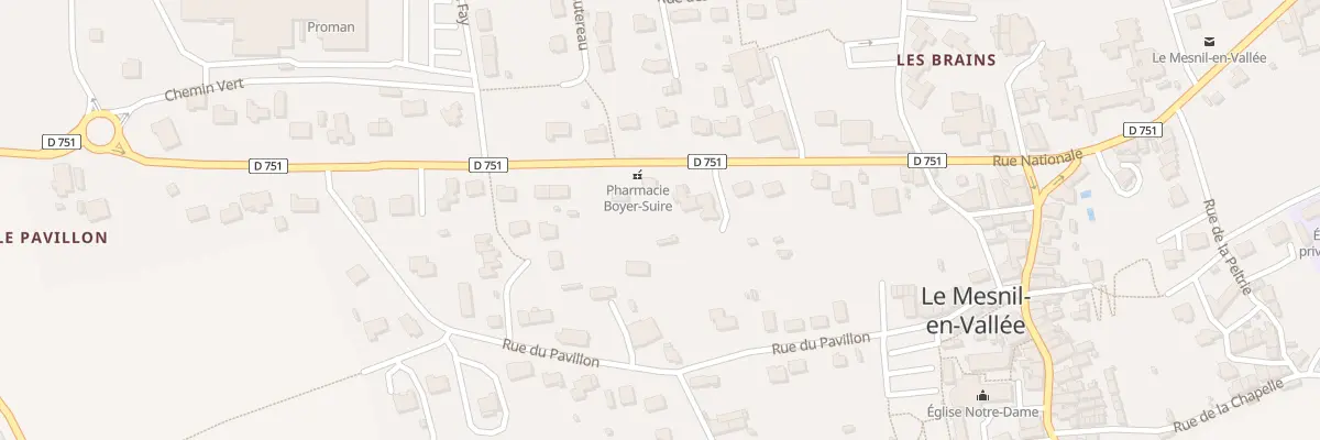 Plan du 5005 Rue Nationale (Mesnil Vallee) à Mauges-sur-Loire