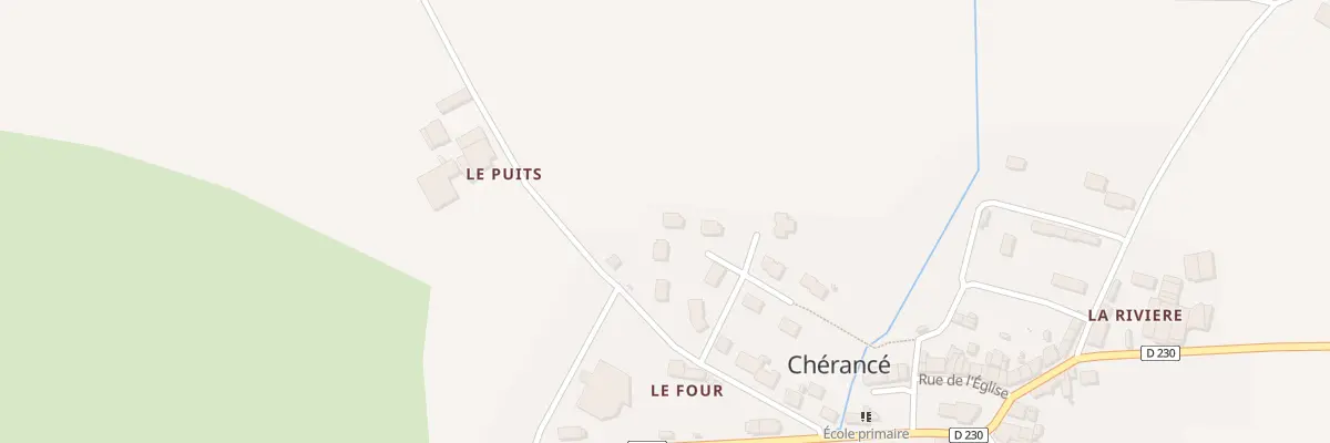 Plan du 9 Lot du Cormier à Chérancé