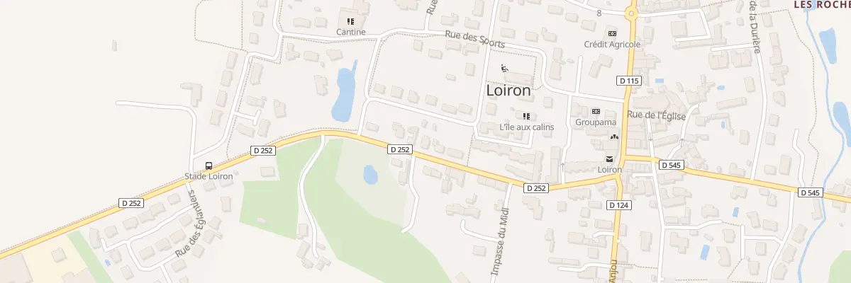 Plan du 16 Rue de Bretagne à Loiron-Ruillé