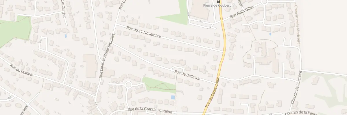 Plan du 14 Rue de bellevue à La Séguinière