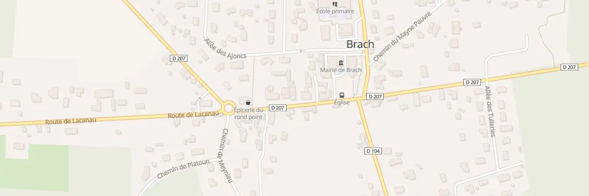 Plan du 5C Rte de Carcans à Brach