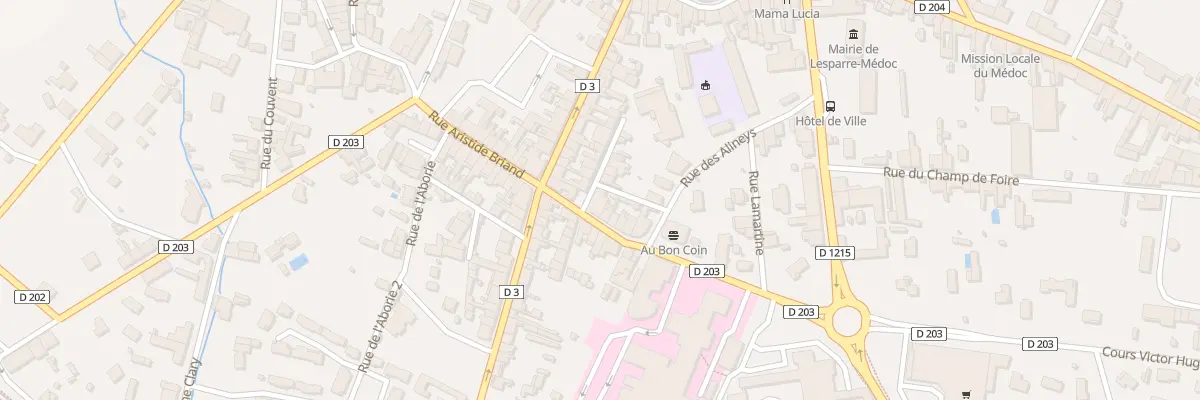 Plan du 43 Rue Aristide Briand à Lesparre-Médoc