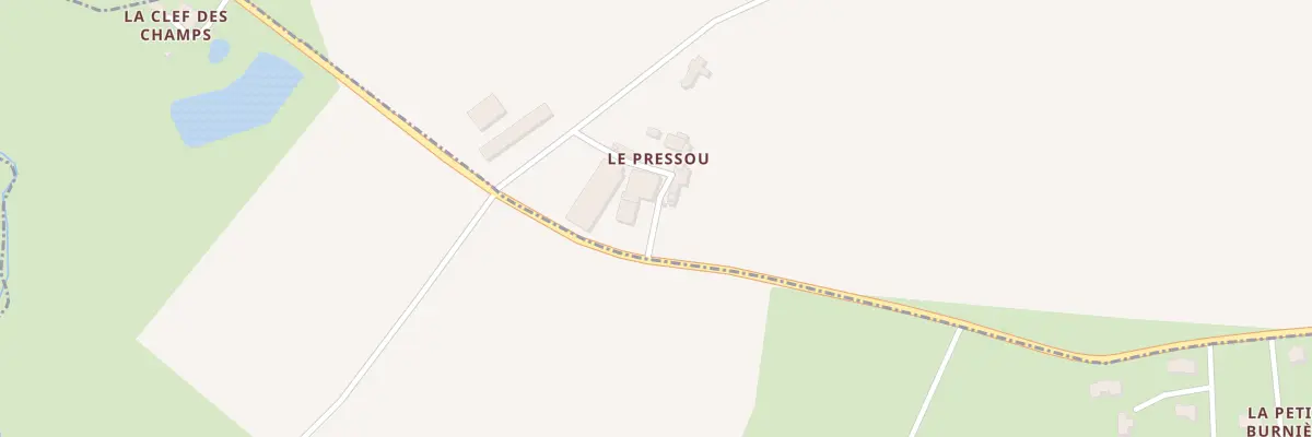 Plan du 4 Le Pressou aux Epesses