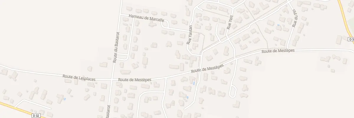 Plan du 3 Rue Yantan à Hinx