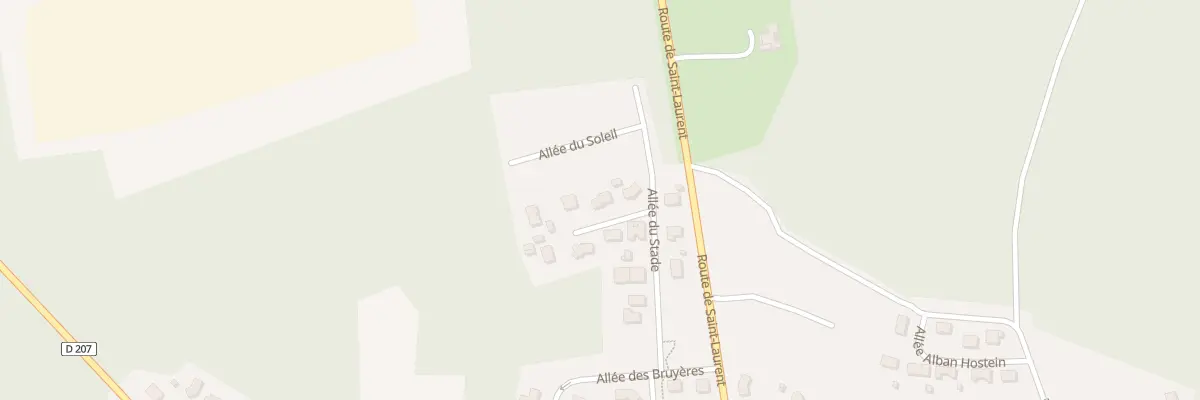 Plan du 2 All des Abeilles à Brach