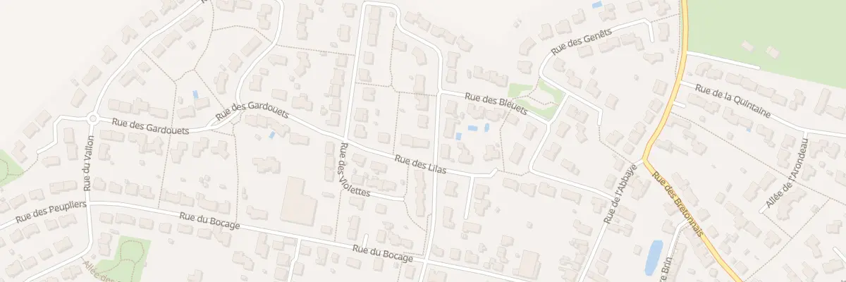 Plan du 6 Rue des Lilas à Bégrolles-en-Mauges