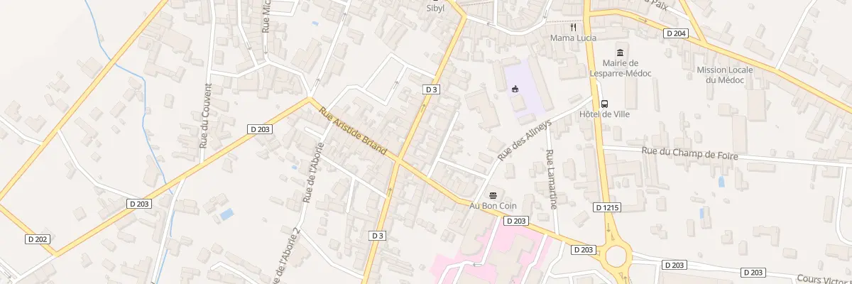 Plan du 25 Rue Eugène Marcou à Lesparre-Médoc
