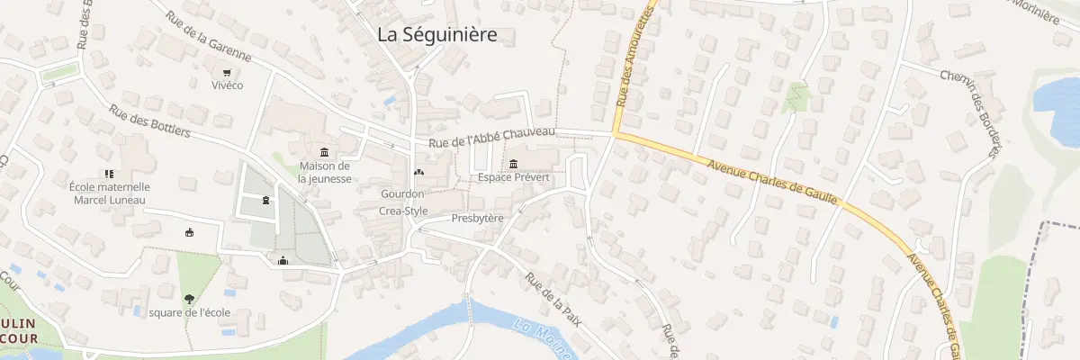 Plan du 10 Rue de la bastille à La Séguinière