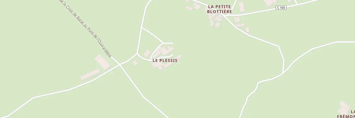 Plan du 6 Le Plessis à Saint-Mars-la-Réorthe