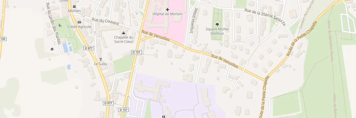 Plan du 7 Rue de Versailles - Mortain à Mortain-Bocage