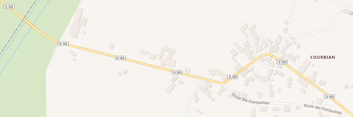 Plan du 34 Rue de Courbian à Bégadan