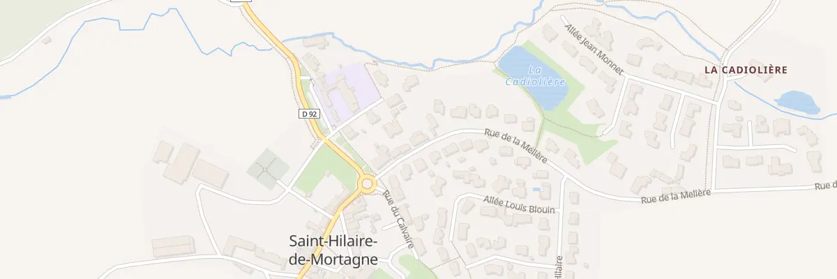 Plan du 8 Rue de la mélière à Mortagne-sur-Sèvre