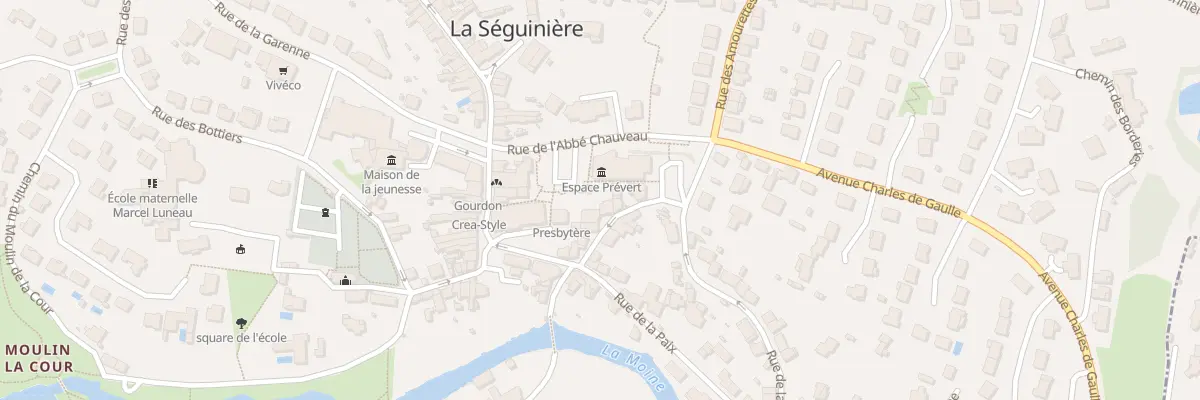 Plan du 8 Rue de la bastille à La Séguinière